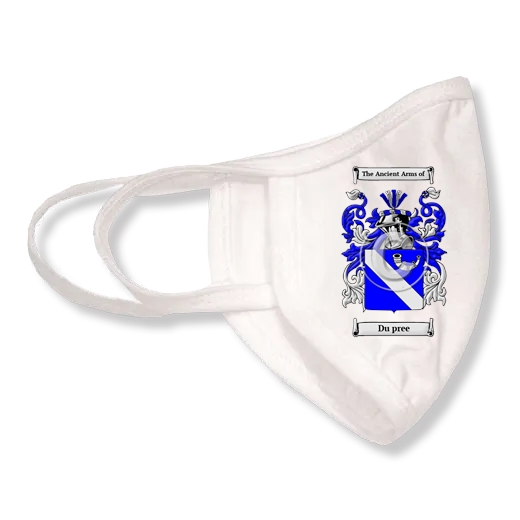 Du pree Coat of Arms Face Mask